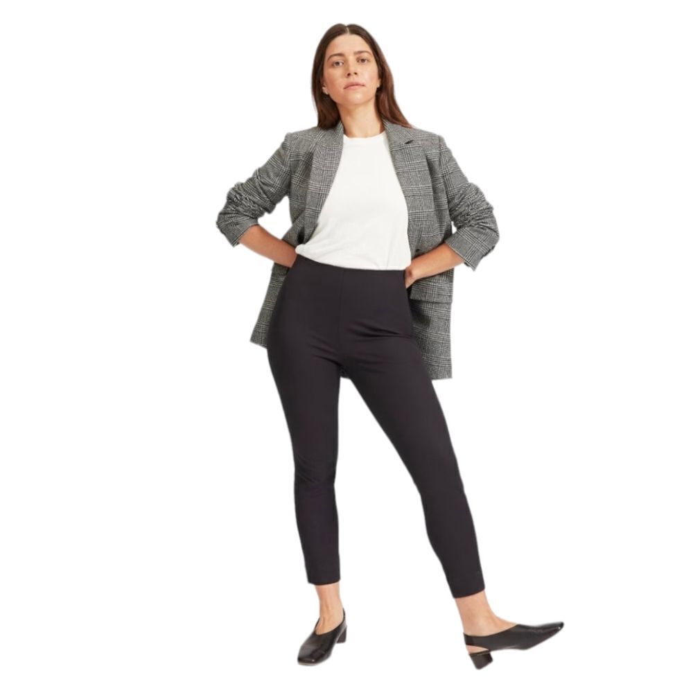 Everlane The Side-Zip Work Pant Black Sz 12